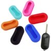 Cover chiave telecomando in silicone per Fiat 500 Panda Punto Bravo Lancia Ypsilon Stilo Ducato Delta - 3 pulsante Chiave Del Silicone Copertura A Distanza di Caso Fob Misura Per Fiat 500 Panda