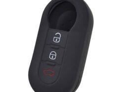 Cover chiave telecomando in silicone per Fiat 500 Panda Punto Bravo Lancia Ypsilon Stilo Ducato Delta - 3 pulsante Chiave Del Silicone Della Copertura Misura Per Fiat 500 Panda Punto Bravo Lancia Ypsilon 3