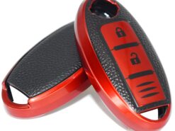 Cover chiave telecomando per Qashqai Pulsar marzo 370Z Micra Juke Note Tiida Wingroad NV200 5 Cover chiave telecomando per Qashqai Pulsar marzo 370Z Micra Juke Note Tiida Wingroad NV200 - 3 pulsanti per Qashqai Pulsar marzo 370Z Micra Juke Note Tiida Wingroad NV200 cubo foglia telecomando 3