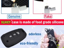 Cover chiave telecomando in silicone per Renault Koleos Kadjar Megane Talisman Captur Espace Clio 2016-2019 - 4 pulsante Chiave Del Silicone Della Copertura di Caso per Renault Koleos Kadjar Megane Talisman Captur 3