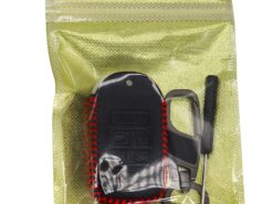 Cover chiave telecomando per Honda Civic Accord pilota CR-V Insight 2016 2017 2018 2019 2020 - 5 pulsanti chiave dell automobile in pelle copertura a distanza caso Fob nero per Honda Civic 5