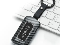 Cover chiave telecomando per Mitsubishi Outlander 2016 Lancer 10 Pajero Sport EX ASX L200 - ABS in fibra di carbonio nuova vendita calda portachiavi Cover portachiavi per Mitsubishi Outlander 2016 Lancer 2