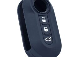 Cover chiave telecomando in silicone per Fiat 500 Ducato Punto Doblo Bravo Lancia Ypsilon Delta - Accessori dell automobile dei ricambi Auto della copertura della cassa chiave a distanza del Silicone di 5