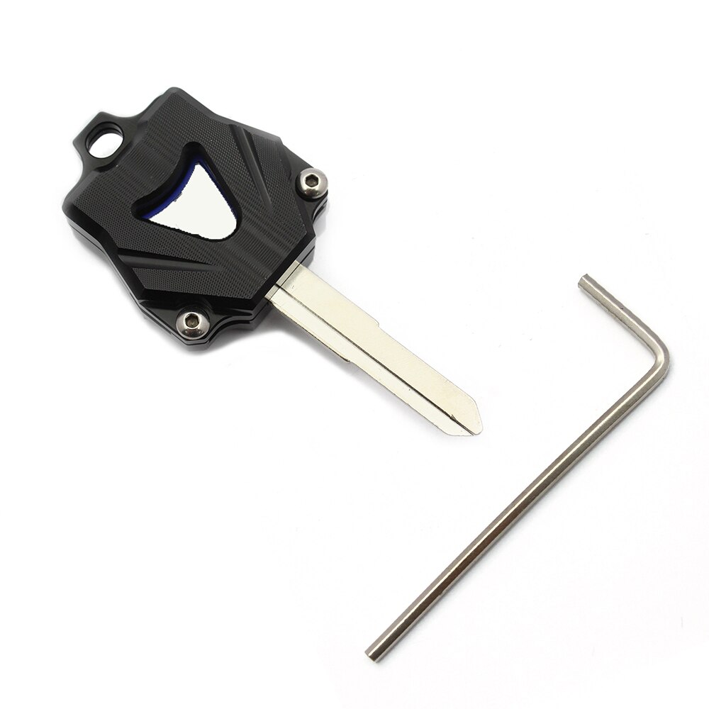 Black-Motor-Blank-Key-Decorable-Cover-Key-For-Yamaha-FZ1-XVS1300-XT660-FZ6-TDM850-TDM900-VMX1700 Cover chiave telecomando per Yamaha FZ1 XVS1300 XT660 FZ6 TDM850 TDM900 VMX1700 XVS650 XV1900 BT1100 MT03 - Black Motor Blank Key Decorable Cover Key For Yamaha FZ1 XVS1300 XT660 FZ6 TDM850 TDM900 VMX1700
