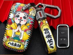 Cover chiave telecomando per Chery Tiggo Arrizo 8 7 5X 2019 2020 - Borsa a 3 bottoni in pelle per custodia portachiavi per Chery Tiggo Arrizo 8 7 5X 5