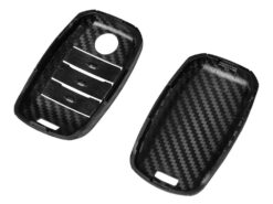 Cover chiave telecomando per KIA K5 OPTIMA SORENTO FORTE RIO - Borsa della copertura della cassa del portachiavi dell automobile dell abs della fibra del carbonio per 5