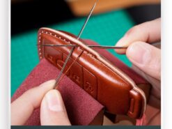 Cover chiave telecomando per AUDI A4 A5 A6 B6 B7 B8 A7 A8 Q5 Q7 R8 TT S5 S6 S7 S8 A8L SQ5 - Borsa in pelle per custodia chiave per Auto adatta per AUDI A4 A5 A6 B6 B7 2