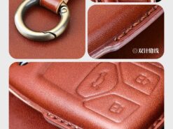 Cover chiave telecomando per AUDI A4 A5 A6 B6 B7 B8 A7 A8 Q5 Q7 R8 TT S5 S6 S7 S8 A8L SQ5 - Borsa in pelle per custodia chiave per Auto adatta per AUDI A4 A5 A6 B6 B7 5