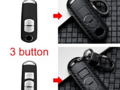 Cover chiave telecomando per MAZDA 2 3 5 6 CX-5 CX-7 velocità Miata MX5 Shell Jacket Protector 5 Cover chiave telecomando per MAZDA 2 3 5 6 CX-5 CX-7 velocità Miata MX5 Shell Jacket Protector - Caso a distanza di Fob della copertura chiave dell automobile del carbonio per MAZDA 2 3 3