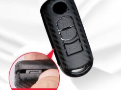 Cover chiave telecomando per MAZDA 2 3 5 6 CX-5 CX-7 velocità Miata MX5 Shell Jacket Protector 7 Cover chiave telecomando per MAZDA 2 3 5 6 CX-5 CX-7 velocità Miata MX5 Shell Jacket Protector - Caso a distanza di Fob della copertura chiave dell automobile del carbonio per MAZDA 2 3 5