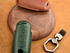 Cover chiave telecomando per Mazda 2 3 5 6 2017 CX-5 CX-7 CX-9 CX-3 CX 5 - Cassa della copertura chiave dell automobile del cuoio genuino per Mazda 2 3 5 6 2017 5