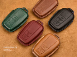 Cover chiave telecomando per Toyota Camry Prius Corolla C-HR CHR RAV4 Avalon Land Cruiser Prado 2018 2019 2020 5 Cover chiave telecomando per Toyota Camry Prius Corolla C-HR CHR RAV4 Avalon Land Cruiser Prado 2018 2019 2020 - Copertura chiave dell automobile del cuoio genuino per Toyota Camry Prius Corolla C HR CHR RAV4 2