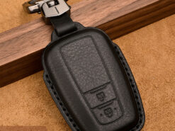 Cover chiave telecomando per Toyota Camry Prius Corolla C-HR CHR RAV4 Avalon Land Cruiser Prado 2018 2019 2020 6 Cover chiave telecomando per Toyota Camry Prius Corolla C-HR CHR RAV4 Avalon Land Cruiser Prado 2018 2019 2020 - Copertura chiave dell automobile del cuoio genuino per Toyota Camry Prius Corolla C HR CHR RAV4 3