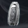 Cover chiave telecomando per Hyundai i30 Ix35 KONA Encino Solaris Azera Grandeur Ig Accent Santa Fe - Copertura chiave della cassa chiave dell automobile in lega di zinco per Hyundai i30 Ix35 KONA