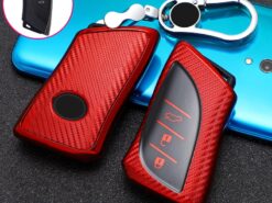 Cover chiave telecomando per Lexus UX200 UX250h ES200 ES300h ES350 US200 US260h 2018 2019 - Copertura completa della cassa chiave dell automobile di Tpu della fibra del carbonio per Lexus UX200 4