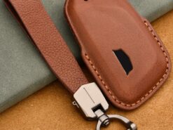 Cover chiave telecomando per Cadillac CT4 CT5 2019 2020 - Copertura del supporto della cassa chiave a distanza dell automobile di cuoio di alta qualit per 2