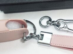 Cover chiave telecomando per Hyundai Santafe IX45 - Copertura del supporto della cassa chiave dell automobile di cuoio per Hyundai Santafe IX45 Smart Key 4