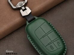 Cover chiave telecomando per Jeep Grand Cherokee Chrysler 200 300 Dodge Charger Challenger Dart Durango Journey 7 Cover chiave telecomando per Jeep Grand Cherokee Chrysler 200 300 Dodge Charger Challenger Dart Durango Journey - Copertura del supporto della cassa del telecomando dell automobile di cuoio per Jeep Grand Cherokee Chrysler 5