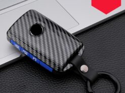 Cover chiave telecomando per Mazda 3 Alexa CX4 CX5 CX8 2019 2020 - Copertura della cassa chiave a distanza dell automobile dell abs della fibra del carbonio per per 2
