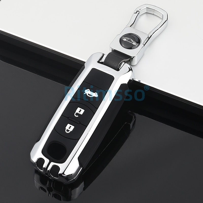 Copertura-della-cassa-chiave-a-distanza-dell-automobile-della-lega-per-Mazda-2-3-6-Atenza-3 Cover chiave telecomando per Mazda 2 3 6 Atenza Axela Demio CX-5 CX5 CX-3 CX7 CX-9 2015 2016 2017 2018 2019 - Copertura della cassa chiave a distanza dell automobile della lega per Mazda 2 3 6 Atenza 3