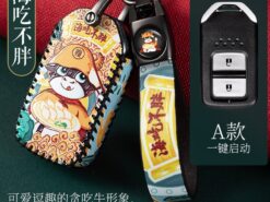 Cover chiave telecomando per Honda Accord 9 XR-V civico MK10 Spirior 5 Cover chiave telecomando per Honda Accord 9 XR-V civico MK10 Spirior - Copertura della cassa chiave a distanza dell automobile di cuoio Shell per Honda Accord 9 XR 3