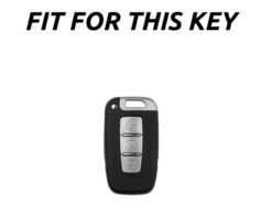Cover chiave telecomando per Hyundai Solaris HB20 i30 Veloster SR ix35 Elantra Accent per KIA RIO Sportage K2 K3 4 Cover chiave telecomando per Hyundai Solaris HB20 i30 Veloster SR ix35 Elantra Accent per KIA RIO Sportage K2 K3 - Copertura della cassa chiave a distanza dell automobile di cuoio Shell per Hyundai Solaris HB20 i30 2
