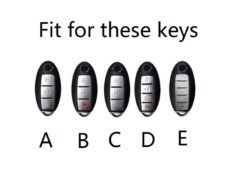 Cover chiave telecomando per Nissan Tidda Livida x-trail T31 T32 Qashqai J10 J11 Juke Pathfinder nota Murano 2019 - Copertura della cassa chiave dell automobile del silicone di plastica dell abs per Nissan Tidda Livida 5