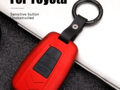 Cover chiave telecomando per Toyota Camry CHR Corolla RAV4 Avalon Land Cruiser Prado Prius 6 Cover chiave telecomando per Toyota Camry CHR Corolla RAV4 Avalon Land Cruiser Prado Prius - Copertura della cassa chiave dell automobile dell abs del carbonio per Toyota Camry CHR Corolla RAV4 4