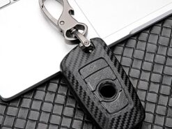 Cover chiave telecomando per BMW 520 525 F15 F16 F30 F34 F10 F07 F20 F15 F16 F18 F48 F39 118i 320i G30 G11 X5 X6 M3M4M5 - Copertura della cassa chiave dell automobile in fibra di carbonio per BMW 520 525 F15 F16 2