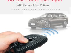 Cover chiave telecomando per BMW 520 525 F15 F16 F30 F34 F10 F07 F20 F15 F16 F18 F48 F39 118i 320i G30 G11 X5 X6 M3M4M5 - Copertura della cassa chiave dell automobile in fibra di carbonio per BMW 520 525 F15 F16 3