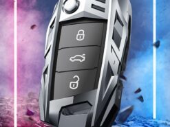 Cover chiave telecomando per VW Volkswagen Polo Tiguan Passat B5 B6 B7 Golf 4 5 6 MK6 Jetta Lavida per Skoda Octavia - Copertura della cassa chiave dell automobile in lega di zinco per VW Volkswagen Polo Tiguan Passat 3