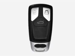 Cover chiave telecomando per AUDI A4 A4L A5 Q5 Q7 TT 2016 2017 - Copertura della cassa della chiave dell automobile di TPU della fibra del carbonio Shell per AUDI 1