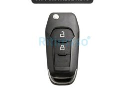 Cover chiave telecomando per Ford Fusion Fiesta Mondeo Escort F-150 F-250 Explorer Ranger Kuga 2 Focus MK3 - Copertura di caso chiave pieghevole in lega di zinco per Ford Fusion Fiesta Mondeo Escort F 1