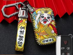 Cover chiave telecomando per Land Rover Range Rover Sport Evoque Freelander 2 Jaguar XE XJ XJL XF C-X16 V12 8 Cover chiave telecomando per Land Rover Range Rover Sport Evoque Freelander 2 Jaguar XE XJ XJL XF C-X16 V12 - Copertura di cuoio chiave dell automobile per Land Rover Range Rover Sport Evoque Freelander 2 Jaguar 5