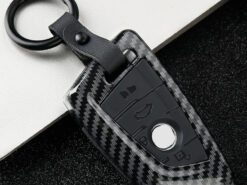 Cover chiave telecomando per BMW G30 G31 G11 G12 X1 X3 X5 X6 1 2 5 7 - Copertura portachiavi a distanza per auto in ABS in fibra di carbonio per BMW G30 G31 4