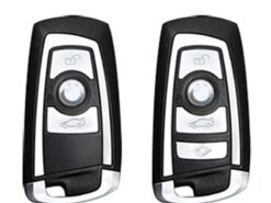 Cover chiave telecomando per BMW X1 X3 X5 X6 X7 serie 1/3/5/6/7 G30 G20 G32 G11 F20 Z4 F48 F39 G01 G02 F15 F16 G07 - Coperture della copertura della cassa chiave dell automobile in fibra di carbonio per BMW X1 X3 1