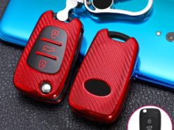 Cover chiave telecomando per Hyundai I30 IX25 Creta IX35 HB20 Solaris Elantra Accent per Kia K2 K5 Rio 7 Cover chiave telecomando per Hyundai I30 IX25 Creta IX35 HB20 Solaris Elantra Accent per Kia K2 K5 Rio - Cover chiave in TPU in fibra di carbonio per Hyundai I30 IX25 Creta IX35 HB20 Solaris 4