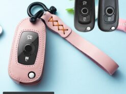 Cover chiave telecomando per Opel Vauxhall Astra K Corsa E per Buick VERANO ENCORE GX GL6 2019 2020 2018 - Cover chiave in pelle per Opel Vauxhall Astra K Corsa E per Buick VERANO ENCORE GX 2