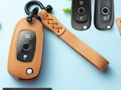 Cover chiave telecomando per Opel Vauxhall Astra K Corsa E per Buick VERANO ENCORE GX GL6 2019 2020 2018 - Cover chiave in pelle per Opel Vauxhall Astra K Corsa E per Buick VERANO ENCORE GX 4