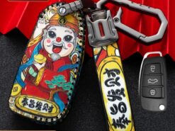 Cover chiave telecomando per Audi A3 8p 8v A4 B7 B8 B5 B9 A1 A5 Q7 Q5 A6 4f C6 C5 C7 C4 Tt Q3 S3 A7 A8 C4 Tt 8n 6 Cover chiave telecomando per Audi A3 8p 8v A4 B7 B8 B5 B9 A1 A5 Q7 Q5 A6 4f C6 C5 C7 C4 Tt Q3 S3 A7 A8 C4 Tt 8n - Cover custodia chiave in pelle per Audi A3 8p 8v A4 B7 B8 B5 B9 A1 4