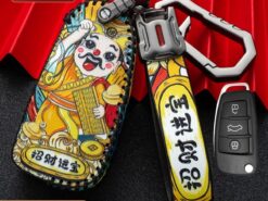 Cover chiave telecomando per Audi A3 8p 8v A4 B7 B8 B5 B9 A1 A5 Q7 Q5 A6 4f C6 C5 C7 C4 Tt Q3 S3 A7 A8 C4 Tt 8n 7 Cover chiave telecomando per Audi A3 8p 8v A4 B7 B8 B5 B9 A1 A5 Q7 Q5 A6 4f C6 C5 C7 C4 Tt Q3 S3 A7 A8 C4 Tt 8n - Cover custodia chiave in pelle per Audi A3 8p 8v A4 B7 B8 B5 B9 A1 5