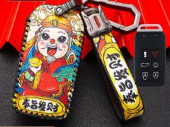 Cover chiave telecomando per Volvo S80L S60L V40 S60 V60 XC60 S80 2013 2014 2017 - Cover custodia chiave in pelle per auto per Volvo S80L S60L V40 S60 V60 XC60 S80 2