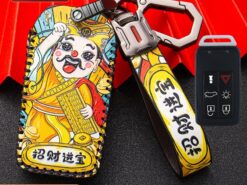 Cover chiave telecomando per Volvo S80L S60L V40 S60 V60 XC60 S80 2013 2014 2017 - Cover custodia chiave in pelle per auto per Volvo S80L S60L V40 S60 V60 XC60 S80 5