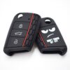 Cover chiave telecomando in silicone per VW Polo Golf 7 Tiguan per Skoda Octavia Kodiaq Karoq per SEAT Ateca Leon Ibiza 2016 2017 2018 2019 - Cover portachiavi in Silicone per VW Polo Golf 7 Tiguan per Skoda Octavia Kodiaq Karoq per