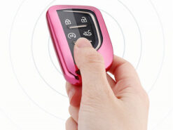 Cover chiave telecomando per Cadillac CT5 2019 2020 - Cover portachiavi in TPU per Cadillac CT5 2019 2020 telecomando senza chiave Fob 5 pulsanti accessori 5