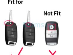 Cover chiave telecomando per Kia Rio 3 K2 Ceed Cerato K3 Sportage 4 Picanto K5 Optima Sorento Forte Stinger 2017 2018 - Cover portachiavi in lega di zinco per Kia Rio 3 K2 Ceed Cerato K3 Sportage 4 1