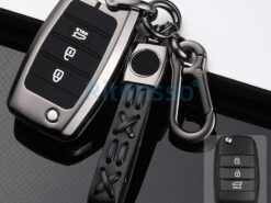 Cover chiave telecomando per Kia Rio 3 K2 Ceed Cerato K3 Sportage 4 Picanto K5 Optima Sorento Forte Stinger 2017 2018 - Cover portachiavi in lega di zinco per Kia Rio 3 K2 Ceed Cerato K3 Sportage 4 2