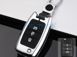 Cover chiave telecomando per Kia Rio 3 K2 Ceed Cerato K3 Sportage 4 Picanto K5 Optima Sorento Forte Stinger 2017 2018 - Cover portachiavi in lega di zinco per Kia Rio 3 K2 Ceed Cerato K3 Sportage 4 3