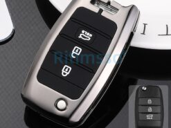 Cover chiave telecomando per Kia Rio 3 K2 Ceed Cerato K3 Sportage 4 Picanto K5 Optima Sorento Forte Stinger 2017 2018 - Cover portachiavi in lega di zinco per Kia Rio 3 K2 Ceed Cerato K3 Sportage 4 5