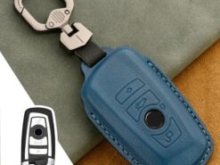 Cover chiave telecomando per Bmw F20 F30 G20 f31 F34 F10 G30 F11 X3 F25 X4 I3 M3 M4 1 3 5 - Cover portachiavi in pelle per Bmw F20 F30 G20 f31 F34 F10 G30 F11 X3 F25 3